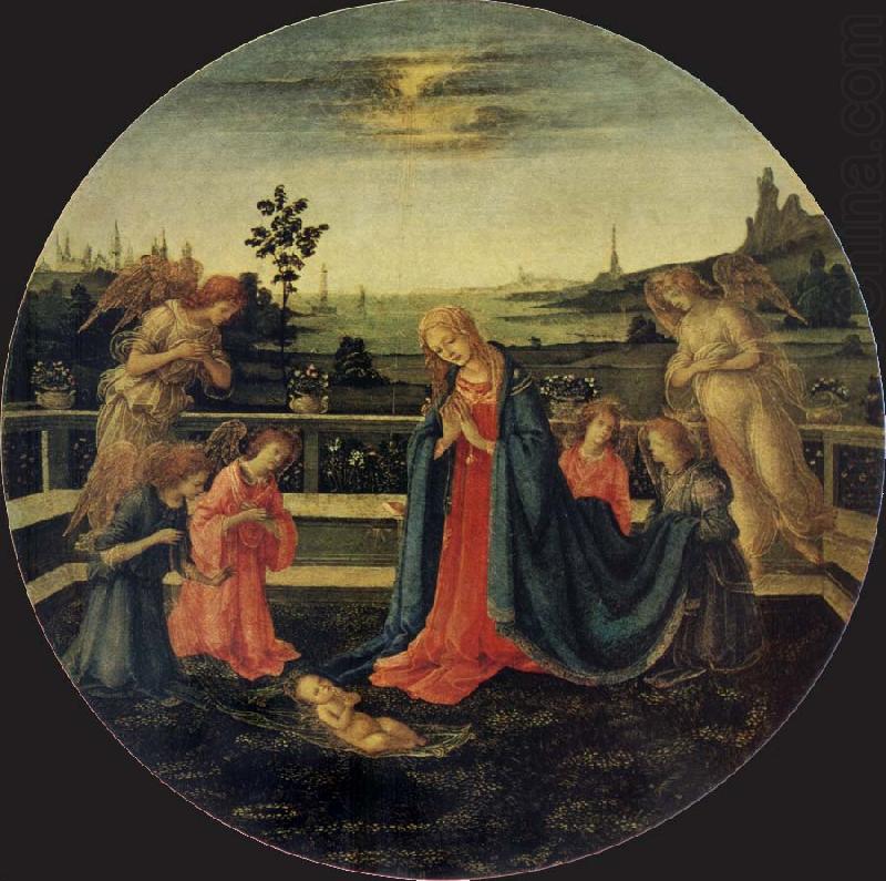 Filippino Lippi The Adoration of the Infant Christ china oil painting image